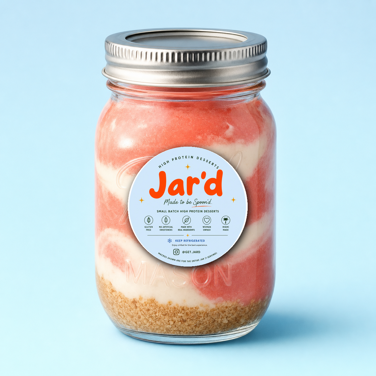 Guava Cheesecake Jar